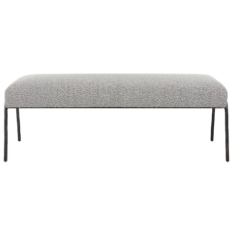 Uttermost Jacobsen Modern Gray Bench - Home Elegance USA