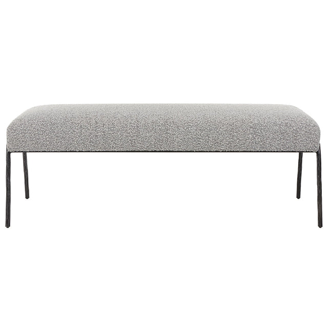 Uttermost Jacobsen Modern Gray Bench - Home Elegance USA