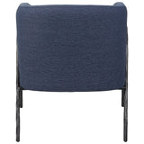 Uttermost Jacobsen Denim Barrel Chair - Home Elegance USA