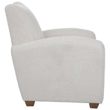 Uttermost Teddy White Shearling Accent Chair - Home Elegance USA