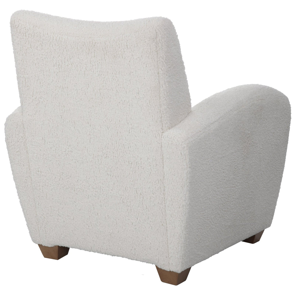 Uttermost Teddy White Shearling Accent Chair - Home Elegance USA