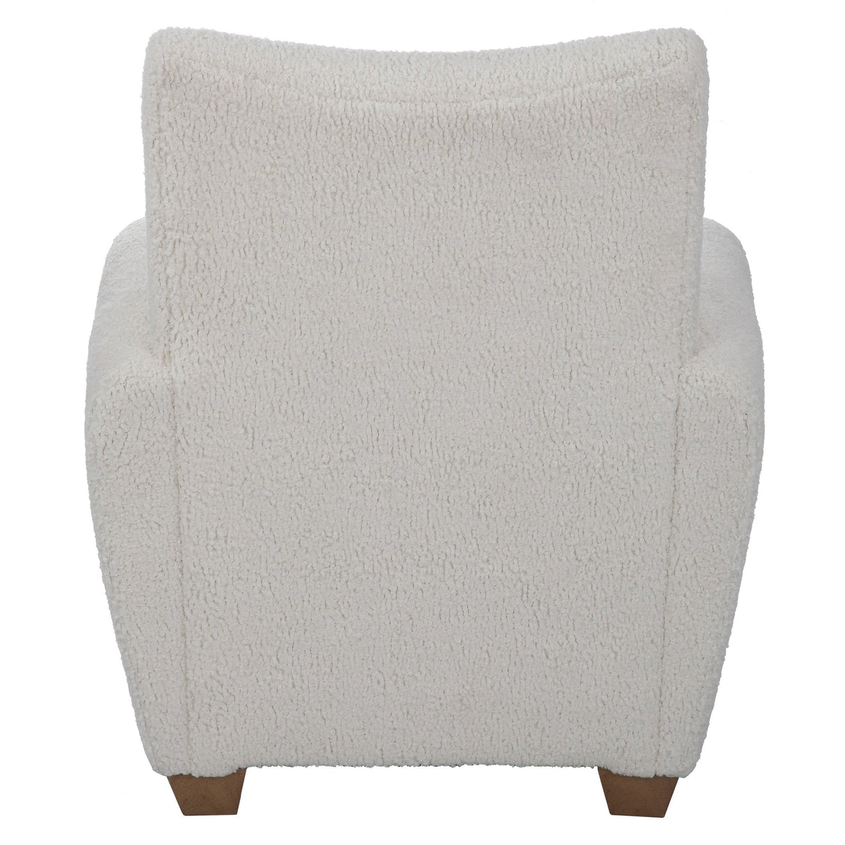 Uttermost Teddy White Shearling Accent Chair - Home Elegance USA