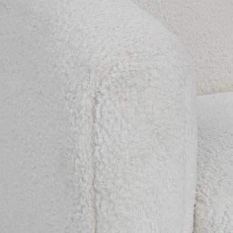 Uttermost Teddy White Shearling Accent Chair - Home Elegance USA