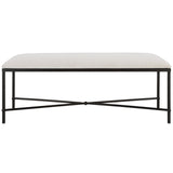 Avenham Black Framed Bench | Uttermost | Home Elegance USA