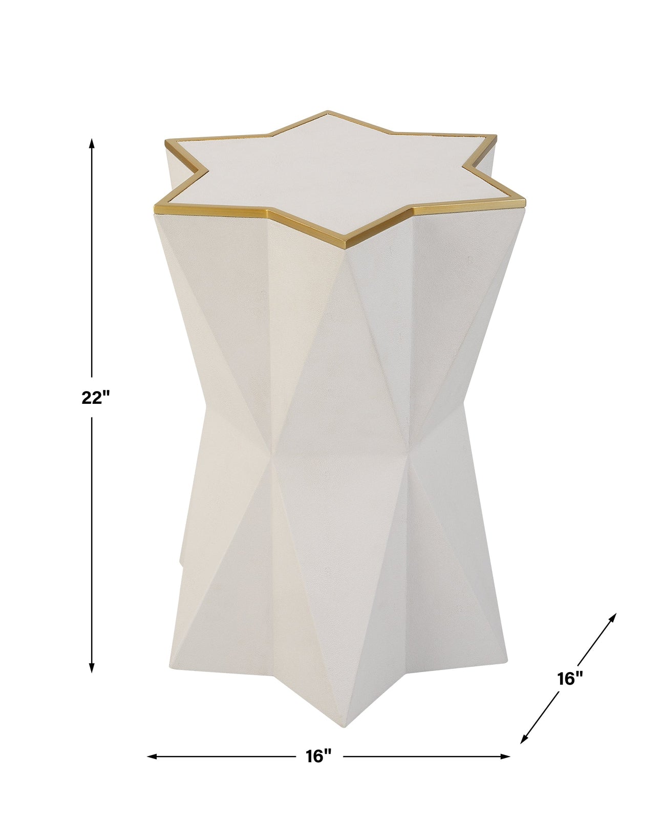 Capella White Accent Table | Uttermost | Home Elegance USA