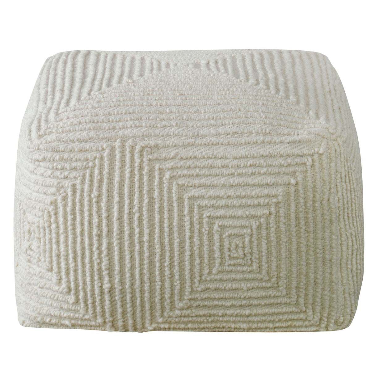 Uttermost Sovanna Geometric Pouf - Home Elegance USA