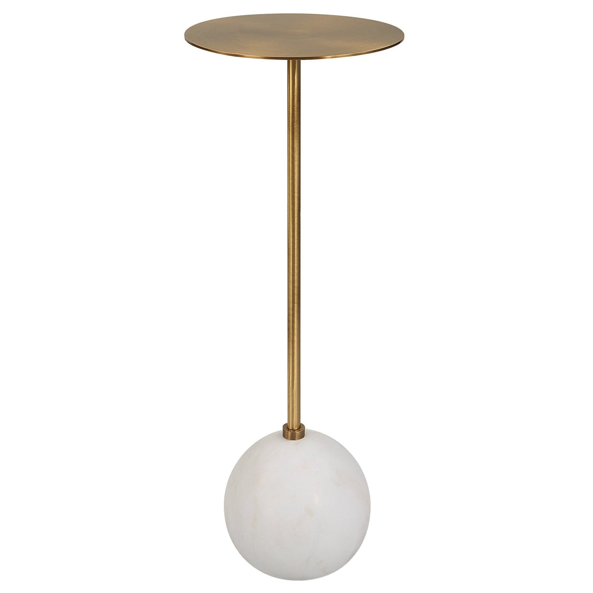 Uttermost Gimlet White Drink Table - Home Elegance USA