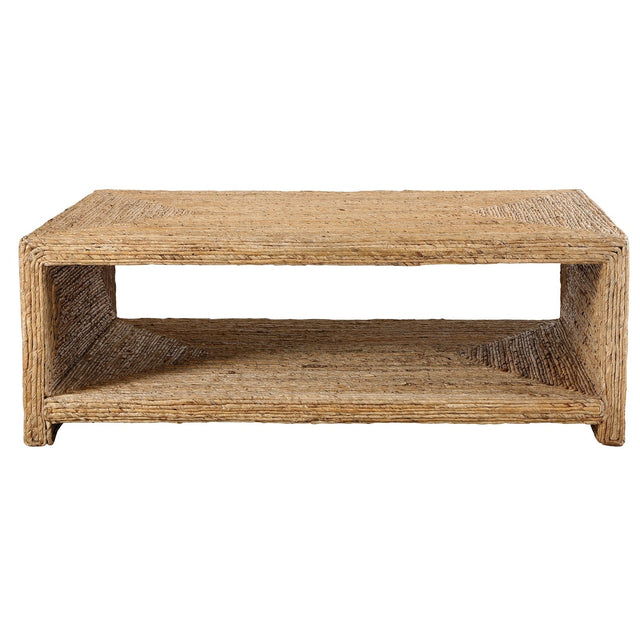 Uttermost Rora Open Coastal Coffee Table - Home Elegance USA