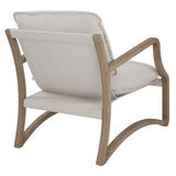 Uttermost Melora Solid Oak Accent Chair - Home Elegance USA