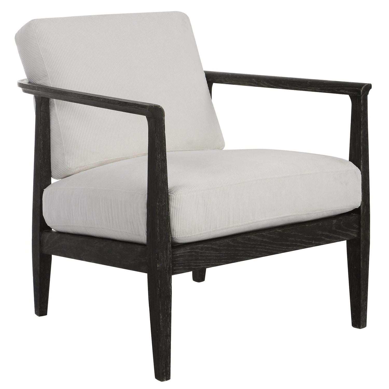 Brunei White Accent Chair | Uttermost | Home Elegance USA