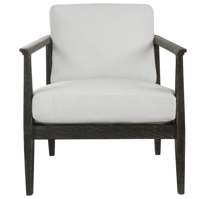 Uttermost Brunei White Accent Chair - Home Elegance USA