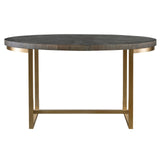 Uttermost Taja Walnut Oval Desk - Home Elegance USA