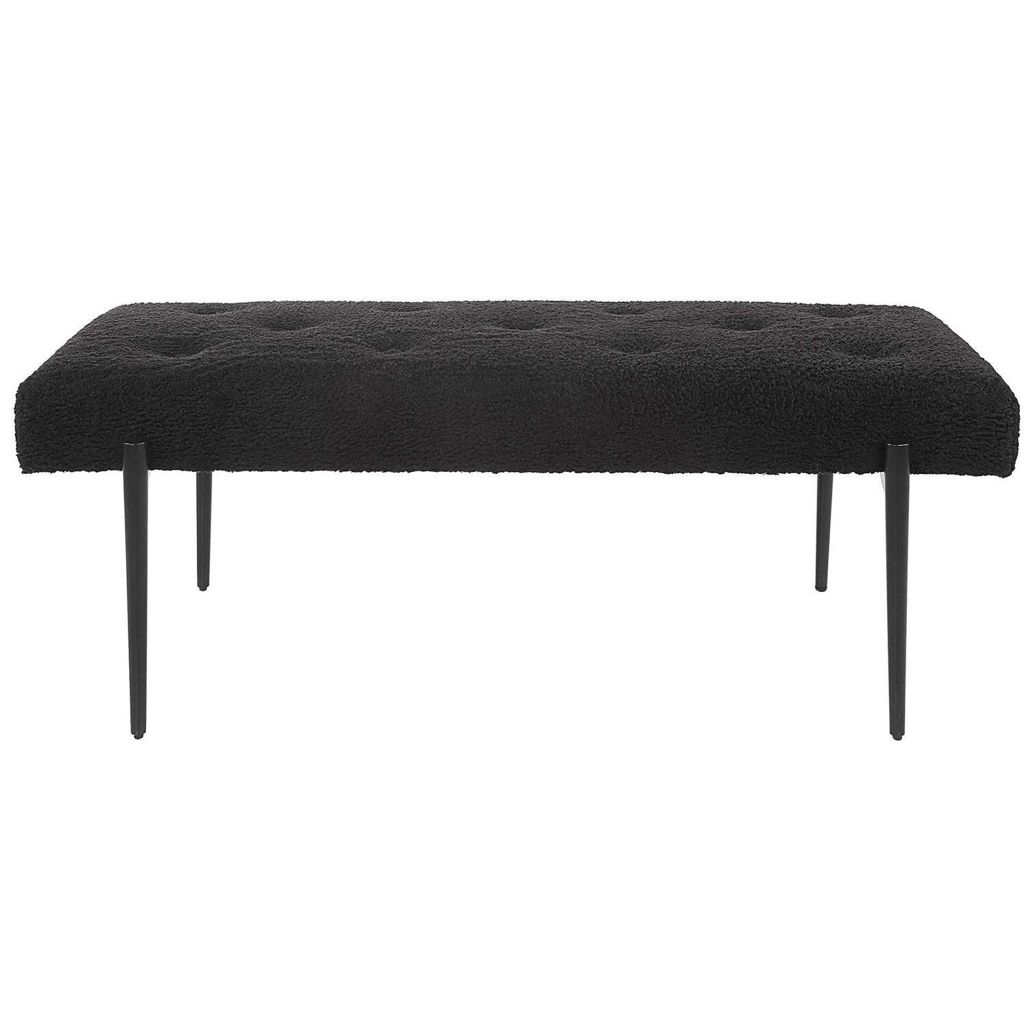 Uttermost Olivier Modern Black Bench - Home Elegance USA