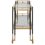 Uttermost Kentmore Modern Bar Cart - Home Elegance USA
