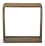 Derwent Antique Brass Side Table | Uttermost | Home Elegance USA