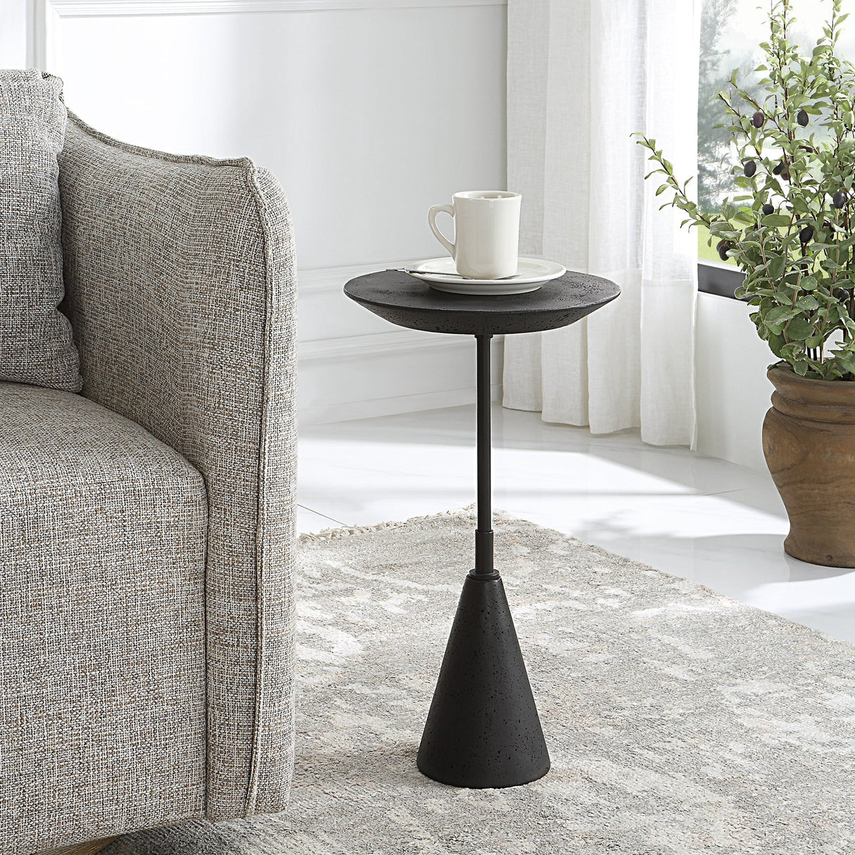 Uttermost Midnight Accent Table - Home Elegance USA