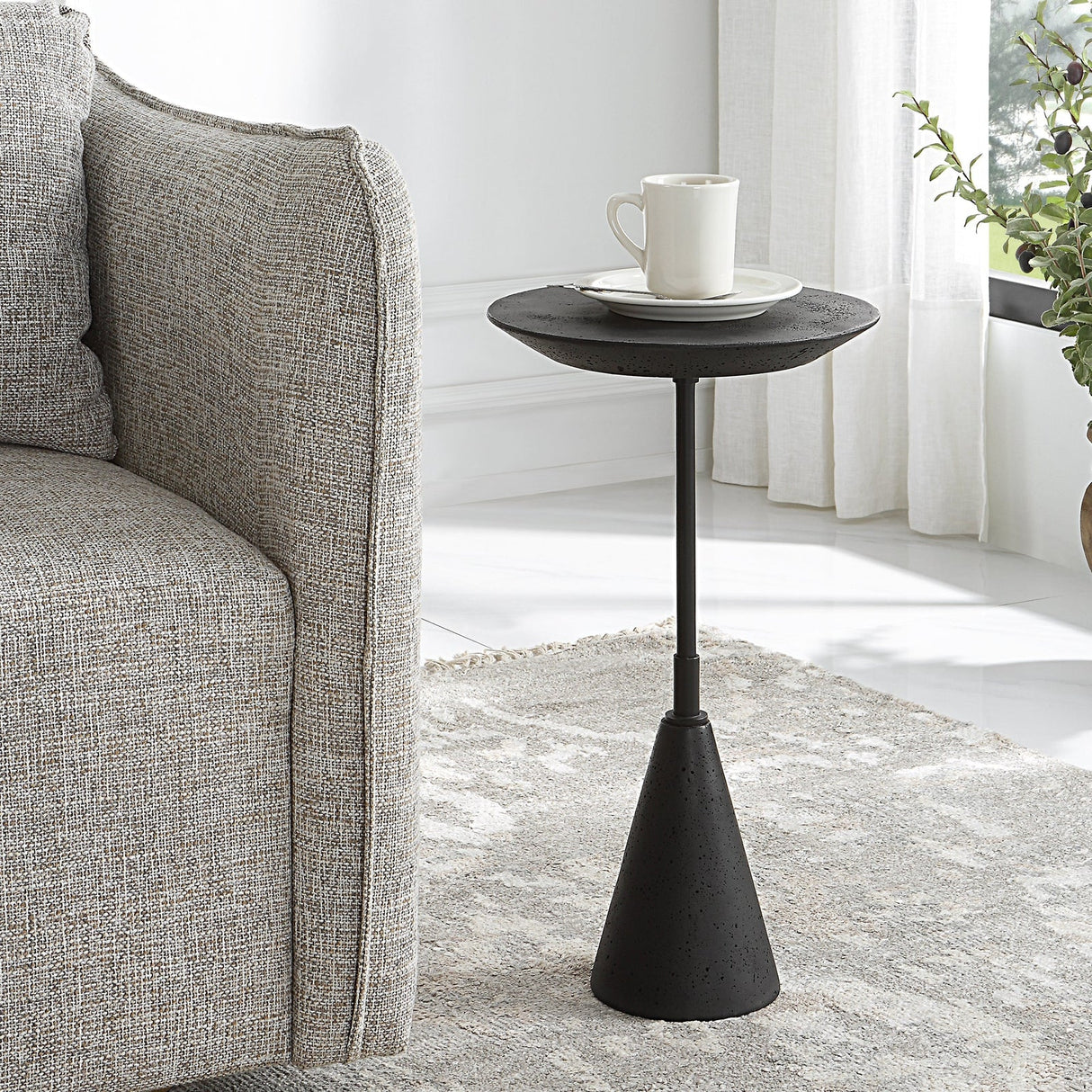 Uttermost Midnight Accent Table - Home Elegance USA