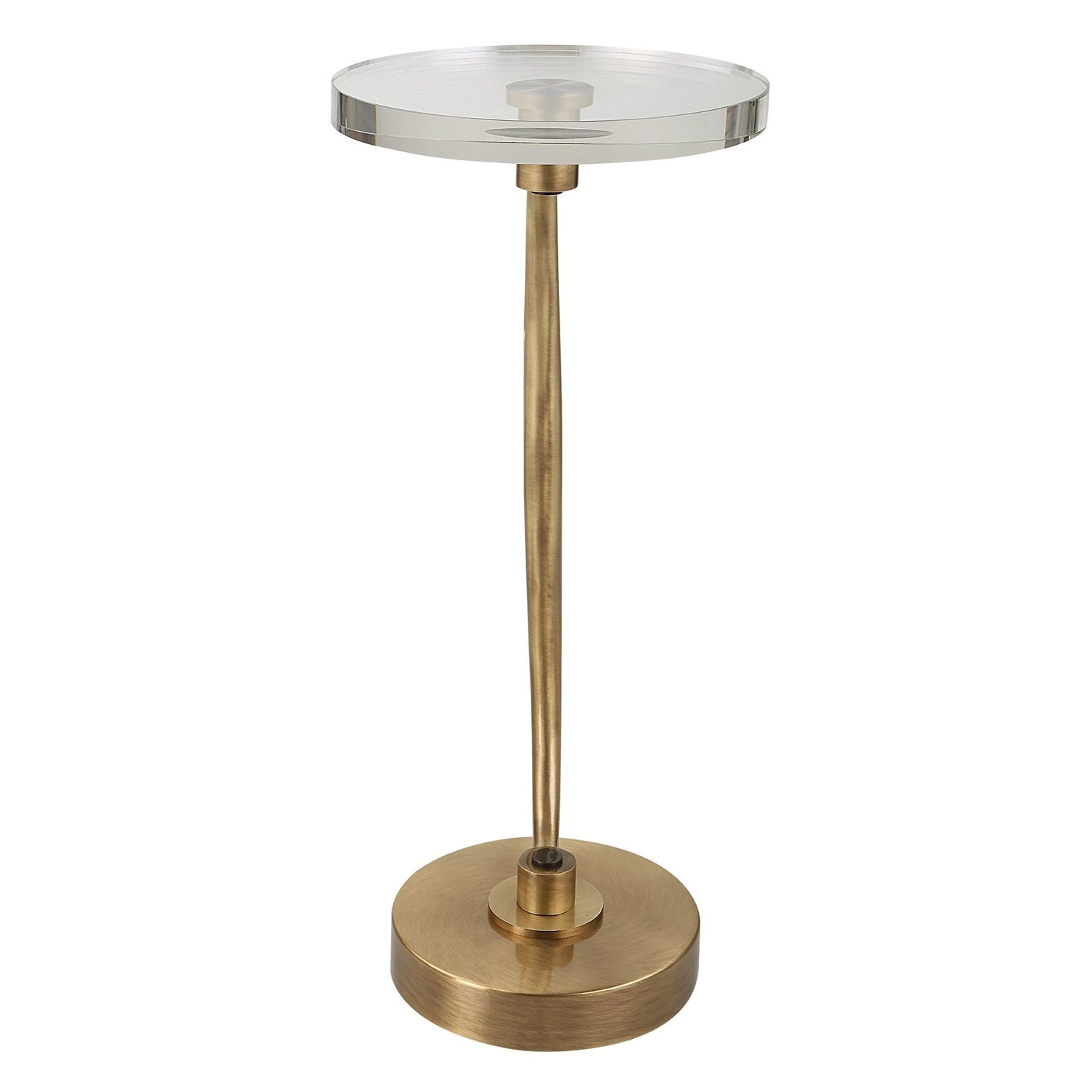 Uttermost Waveney Brass Drink Table - Home Elegance USA