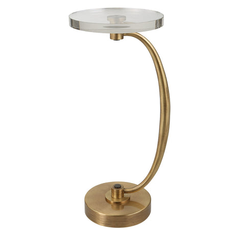 Uttermost Waveney Brass Drink Table - Home Elegance USA