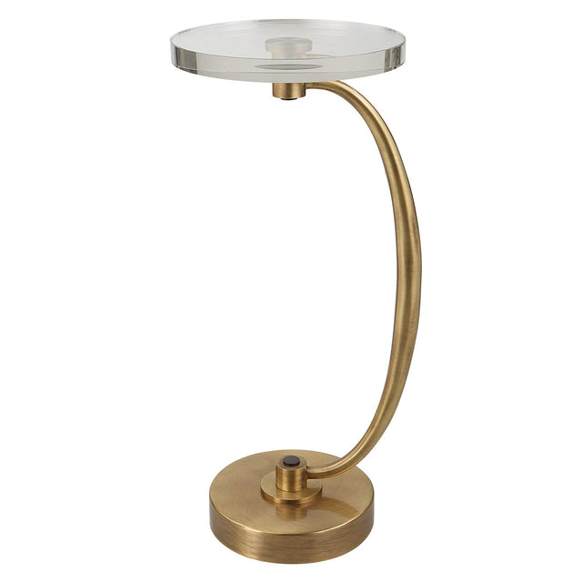 Uttermost Waveney Brass Drink Table - Home Elegance USA