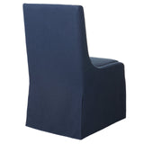 Uttermost Coley Denim Armless Chair - Home Elegance USA