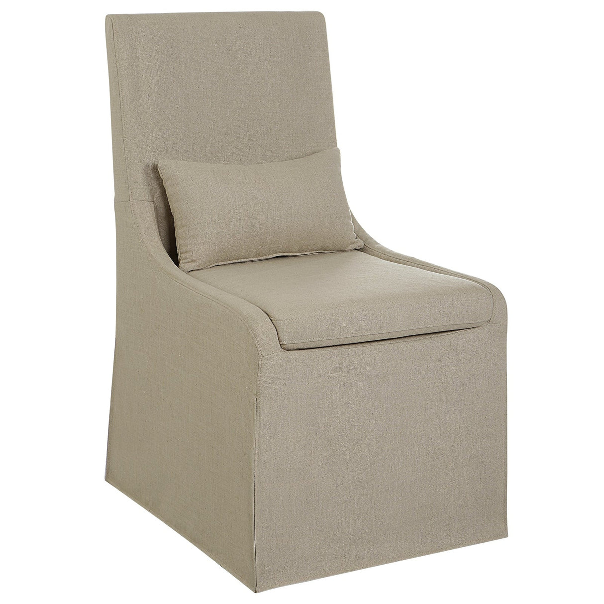 Uttermost Coley Denim Armless Chair - Home Elegance USA