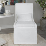 Uttermost Coley Denim Armless Chair - Home Elegance USA