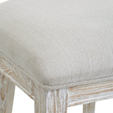 Uttermost Idris White Counter Stool - Home Elegance USA