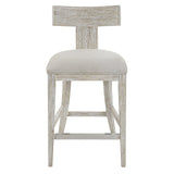 Uttermost Idris White Counter Stool - Home Elegance USA