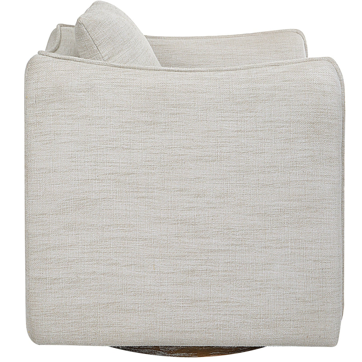 Uttermost Corben White Swivel Armchair - Home Elegance USA