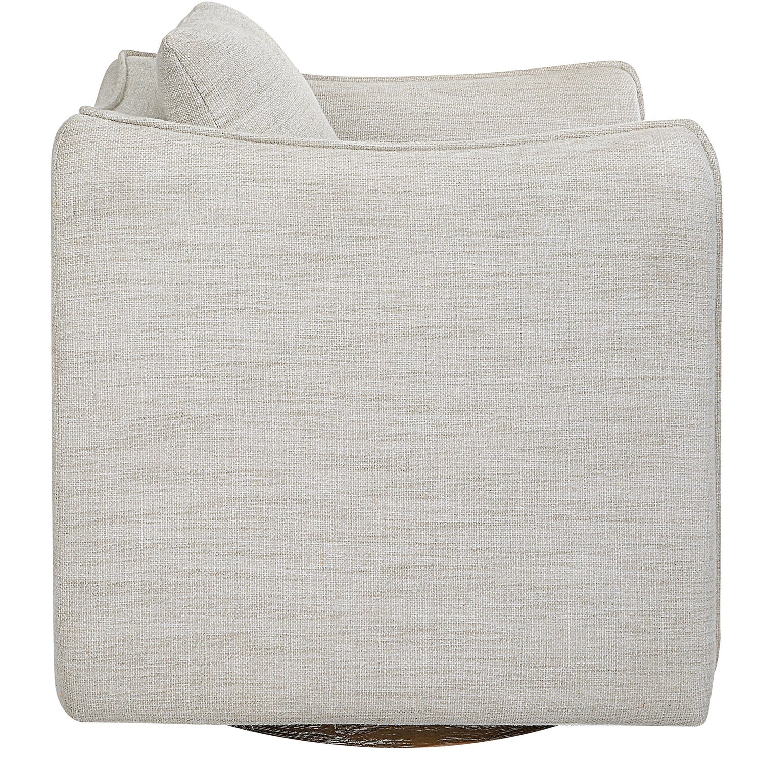 Uttermost Corben White Swivel Armchair - Home Elegance USA
