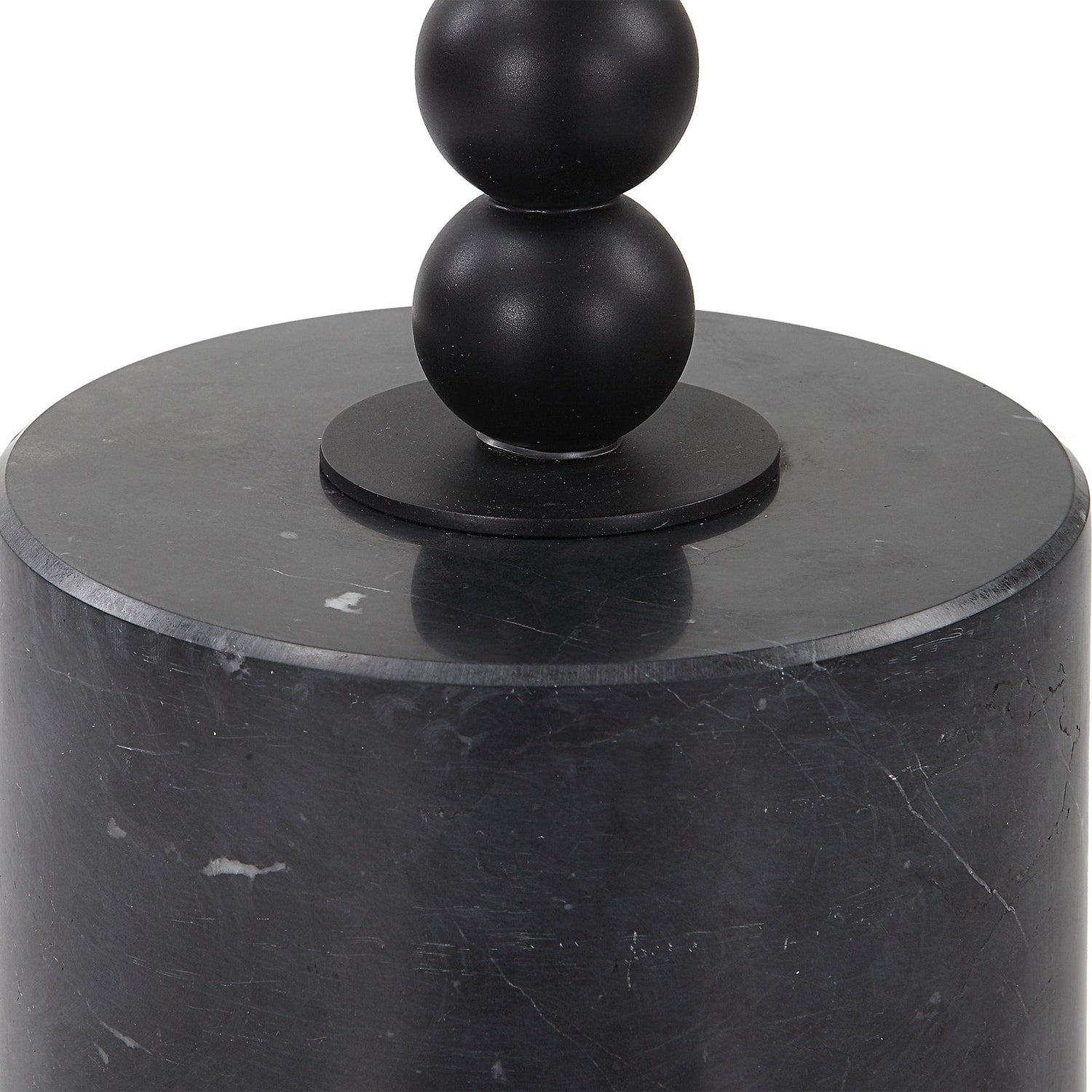 Bead Black Marble Drink Table | Uttermost | Home Elegance USA