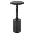 Bead Black Marble Drink Table | Uttermost | Home Elegance USA