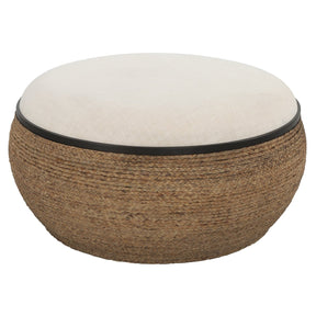 Uttermost Island Straw Storage Ottoman / Coffee Table - Home Elegance USA
