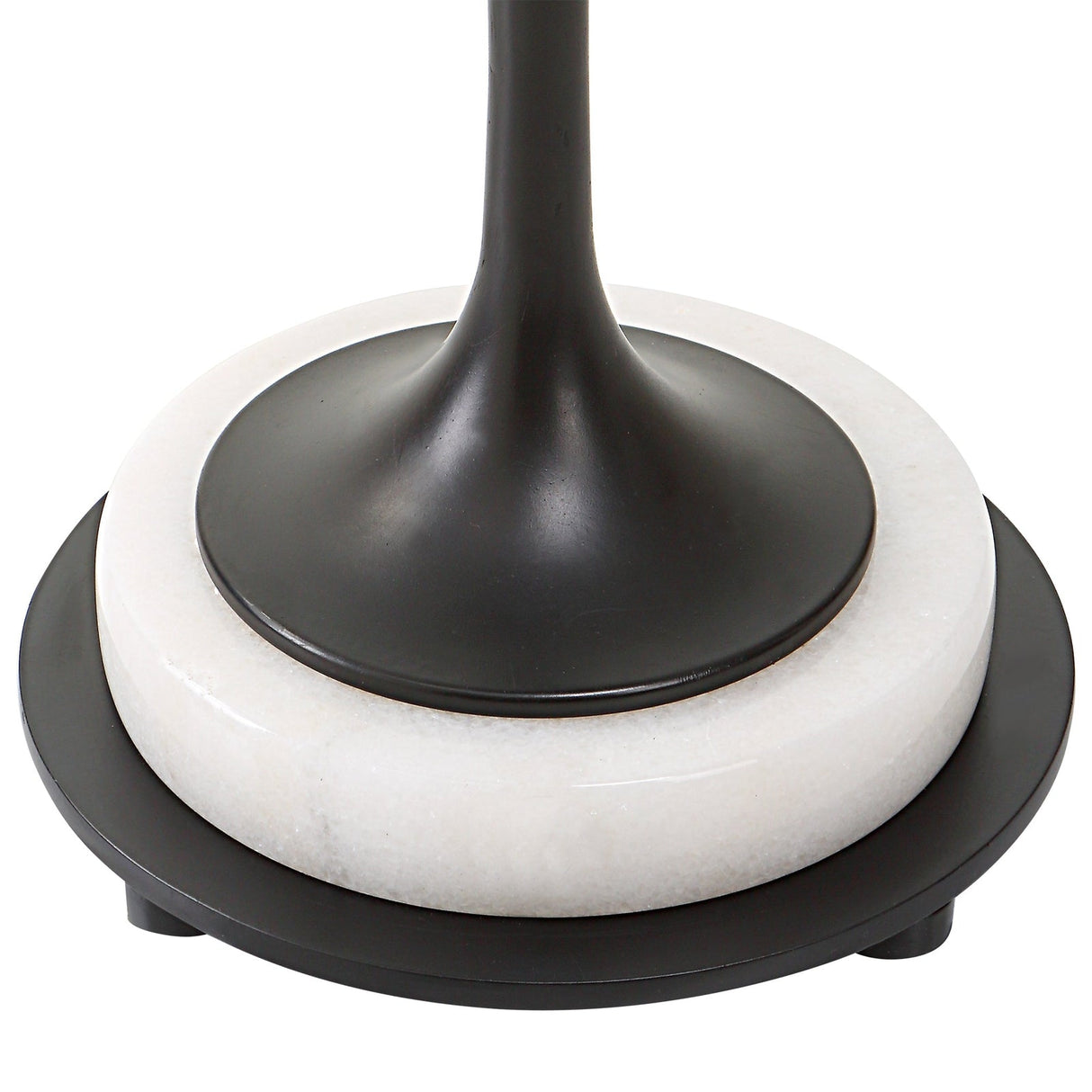 Uttermost Sentry White Marble Accent Table - Home Elegance USA