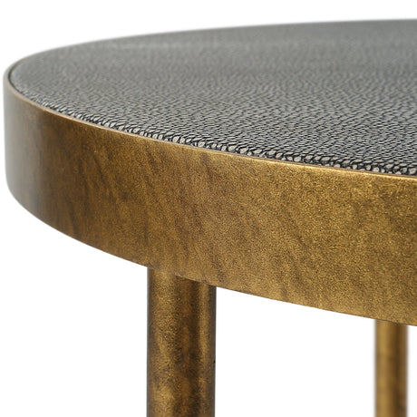 Aragon Brass Nesting Tables - Set Of 2 | Uttermost | Home Elegance USA