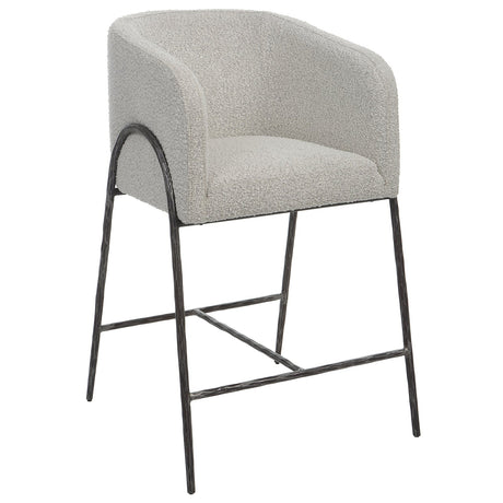 Uttermost Jacobsen Gray 27" Counter Stool - Home Elegance USA