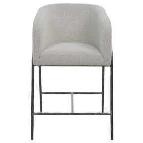 Uttermost Jacobsen Gray 27" Counter Stool - Home Elegance USA