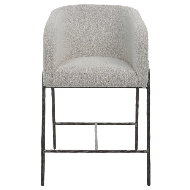 Uttermost Jacobsen Gray 27" Counter Stool - Home Elegance USA