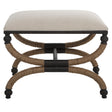 Uttermost Icaria Upholstered Small Bench - Home Elegance USA