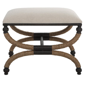 Uttermost Icaria Upholstered Small Bench - Home Elegance USA