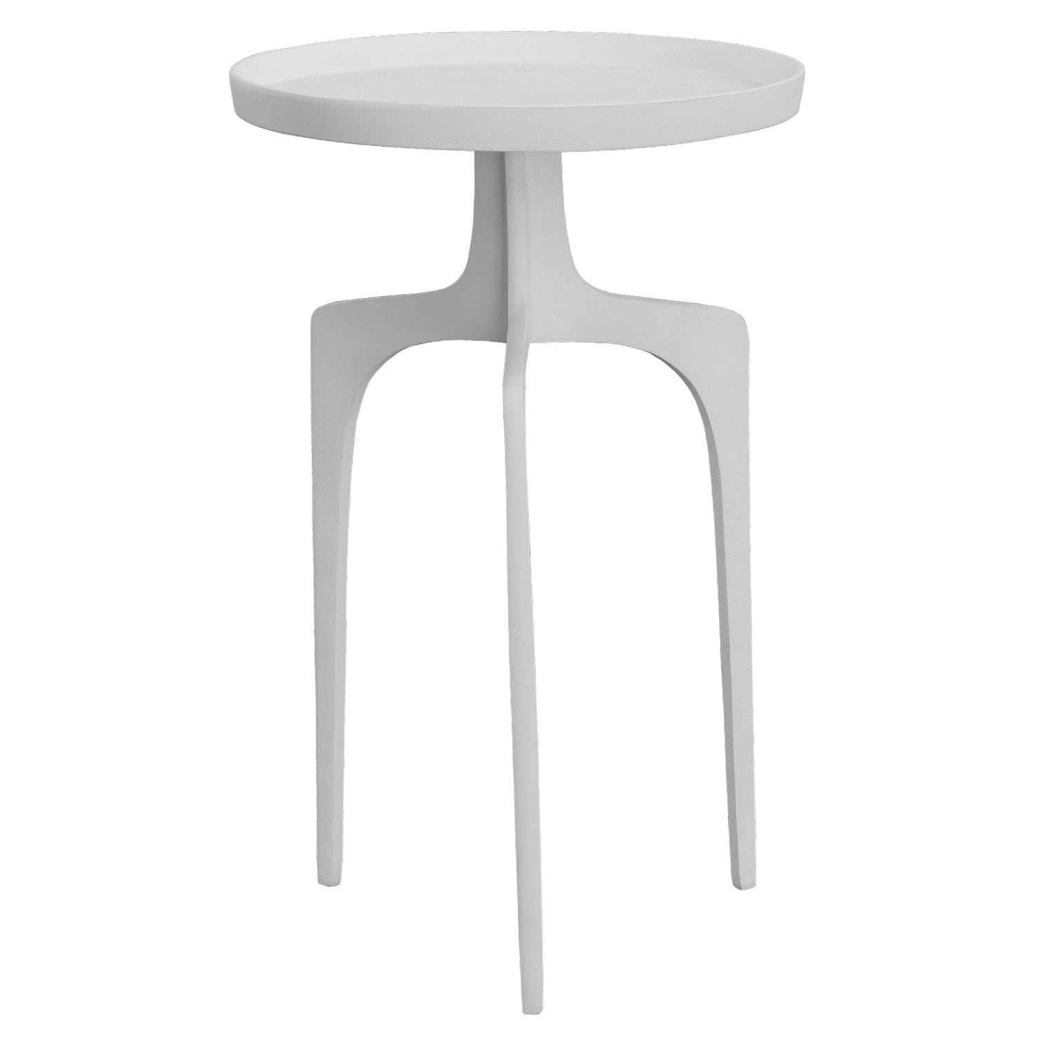 Uttermost Kenna White Accent Table - Home Elegance USA