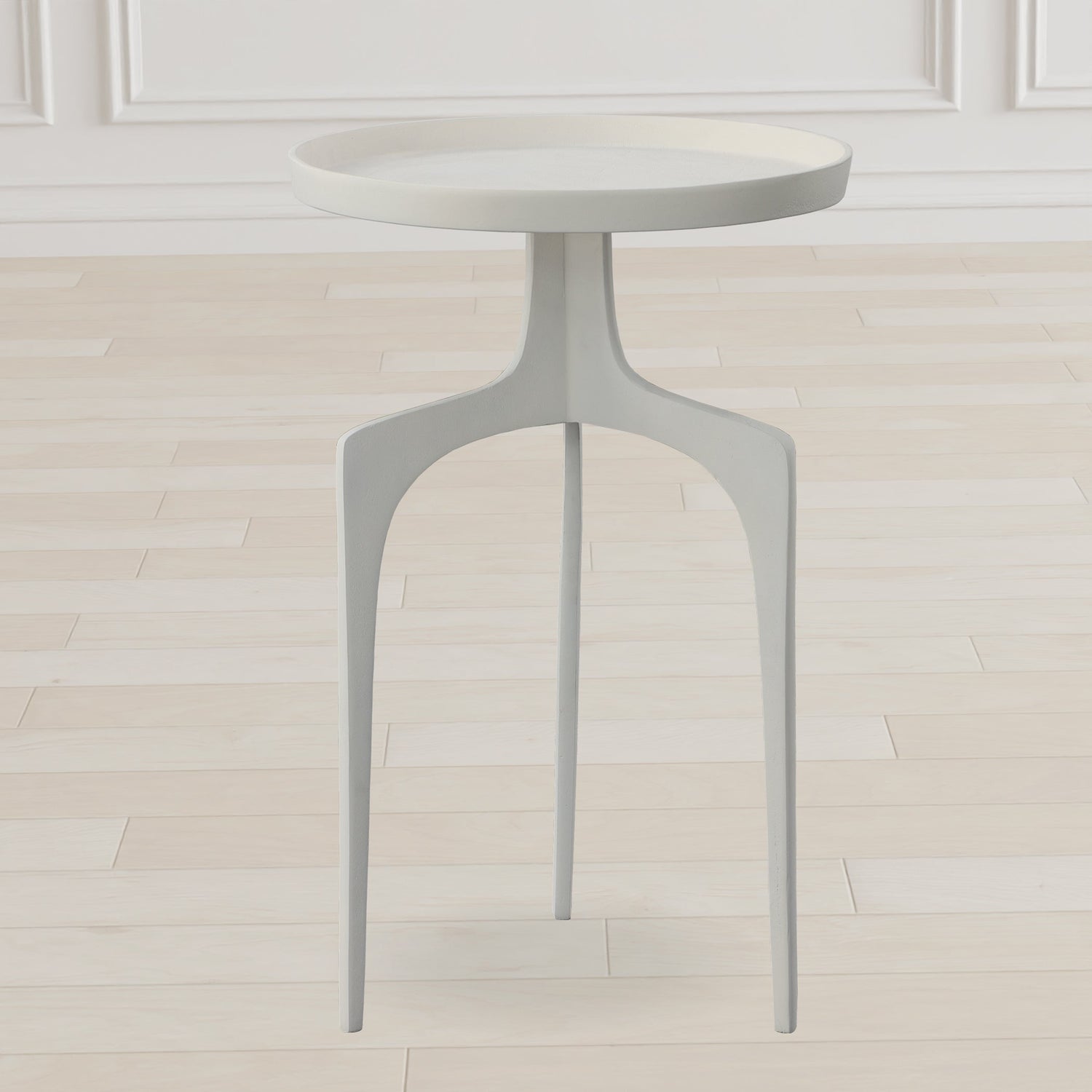 Uttermost Kenna White Accent Table - Home Elegance USA