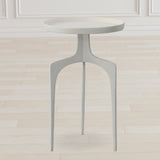 Uttermost Kenna White Accent Table - Home Elegance USA