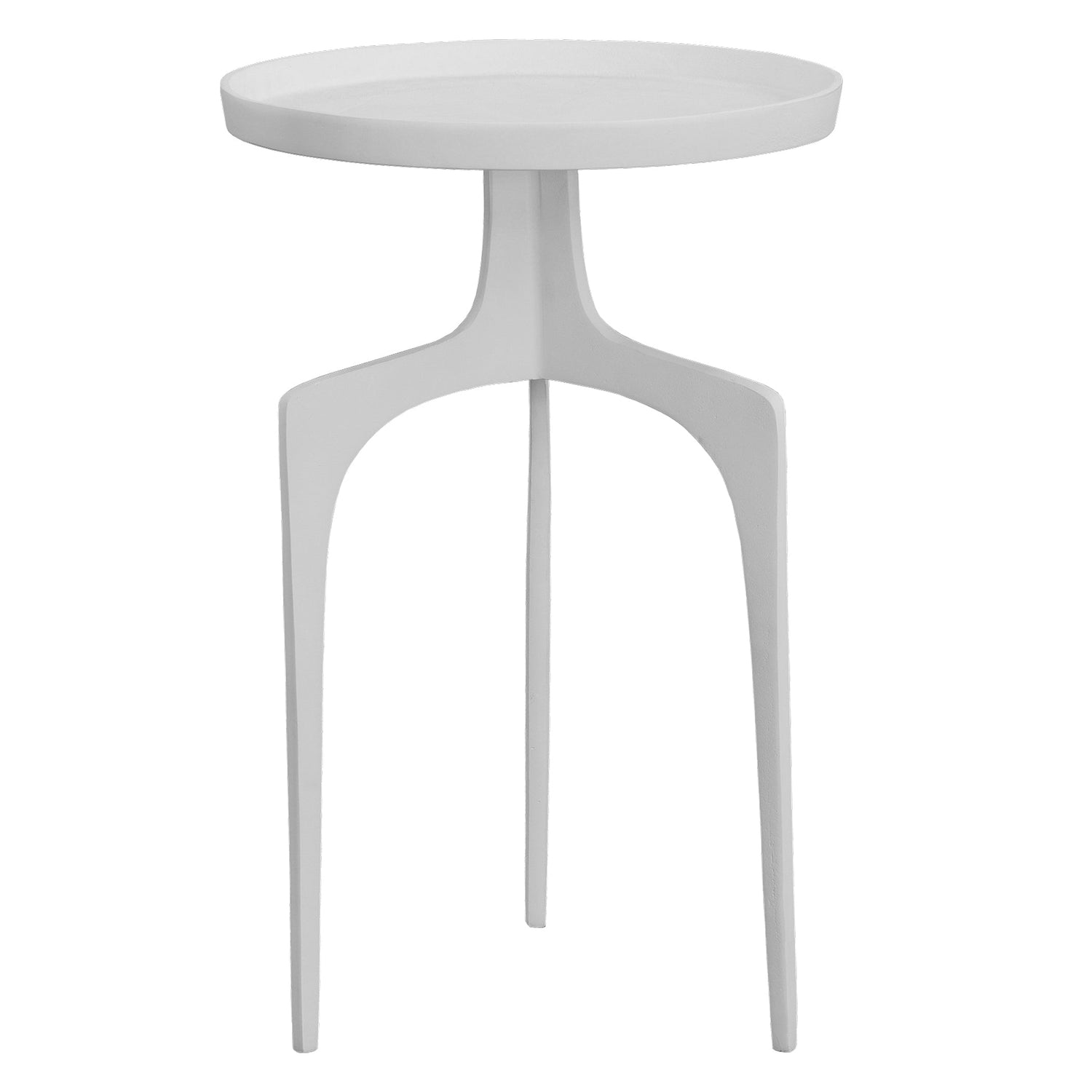 Uttermost Kenna White Accent Table - Home Elegance USA