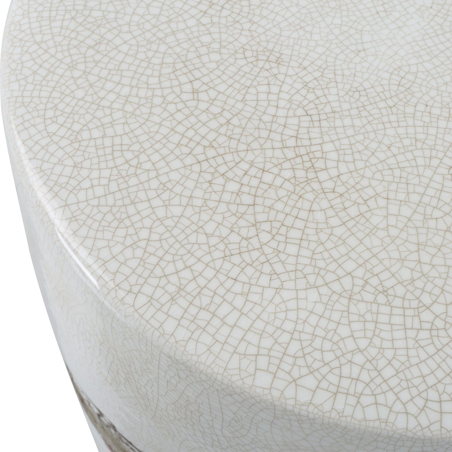 Uttermost Comanche White Ceramic Garden Stool - Home Elegance USA