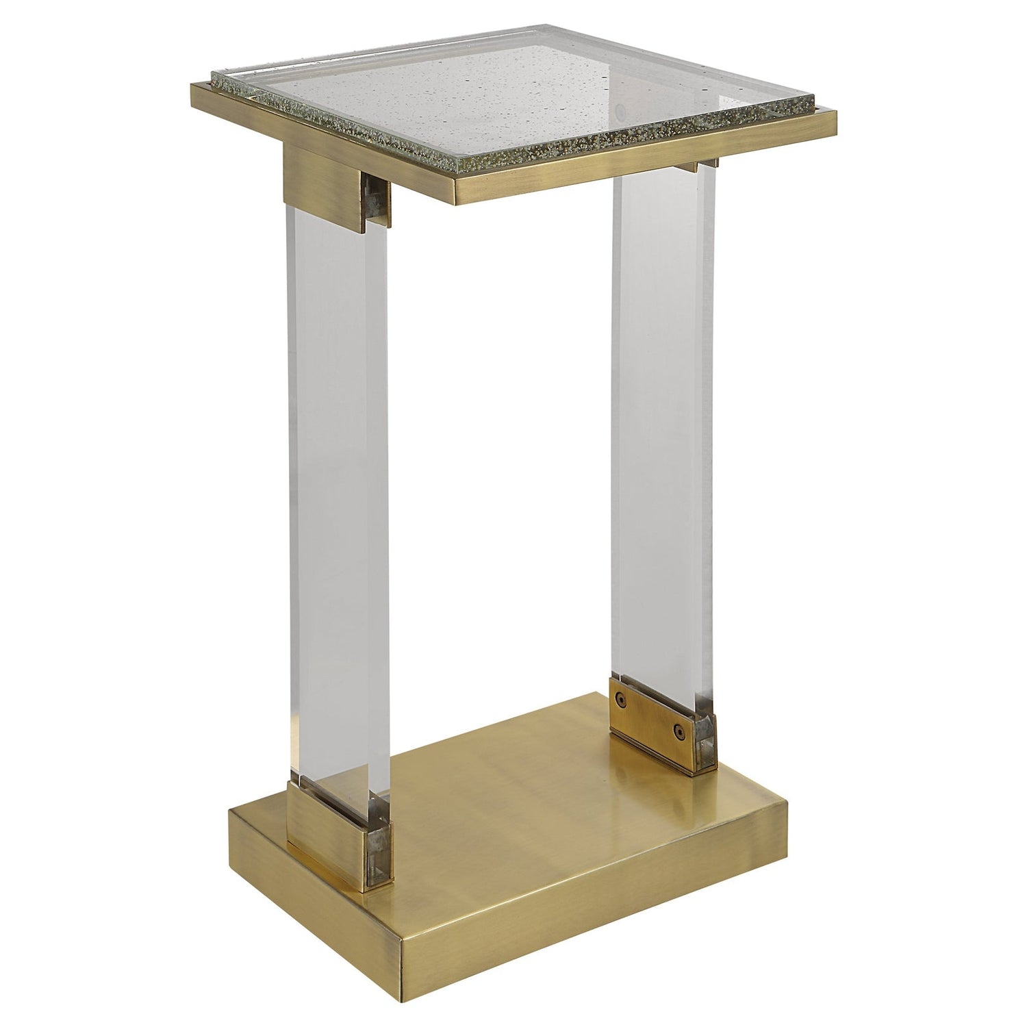 Uttermost Muse Seeded Glass Accent Table - Home Elegance USA