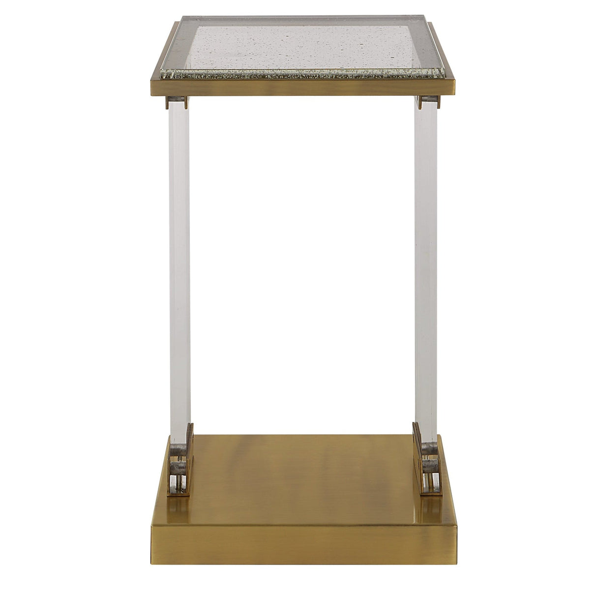 Uttermost Muse Seeded Glass Accent Table - Home Elegance USA