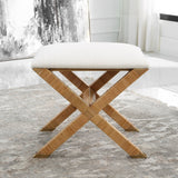 Uttermost St. Tropez Rattan Small Bench - Home Elegance USA
