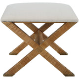 Uttermost St. Tropez Rattan Small Bench - Home Elegance USA